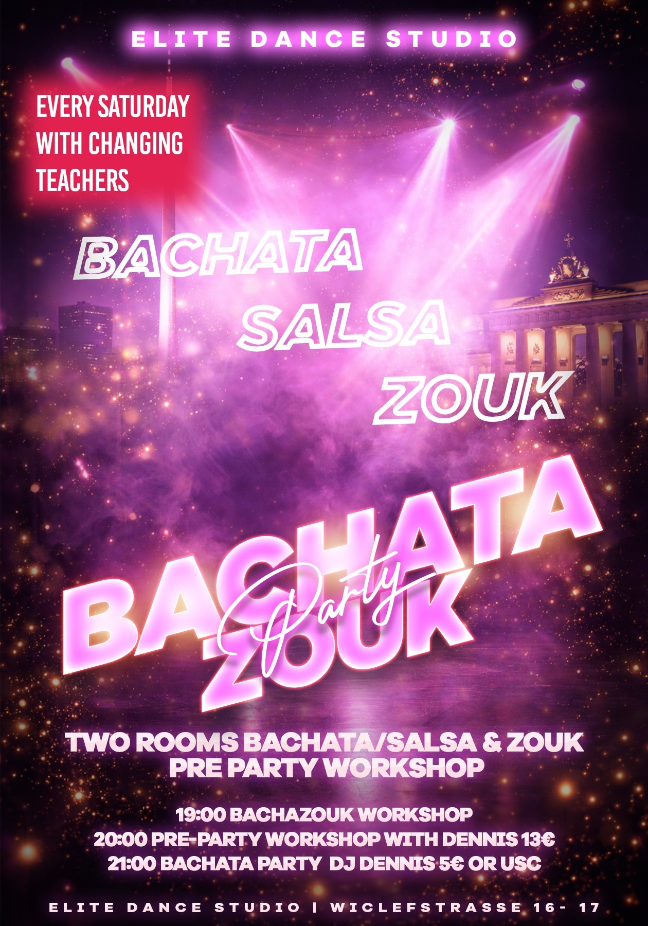 Elite Dance Party Poster